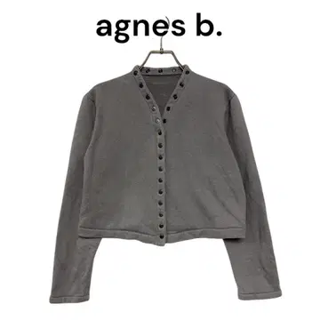 [일본제] agnes b. 에네스베 코튼 가디건 속기모