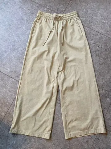 andor Airy Fit 와이드 팬츠 숏/S/무드 베이지