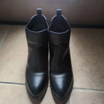 LEPSIM 블랙 사이드 고어 부츠