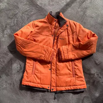 Komm 오렌지 충전솜 코트