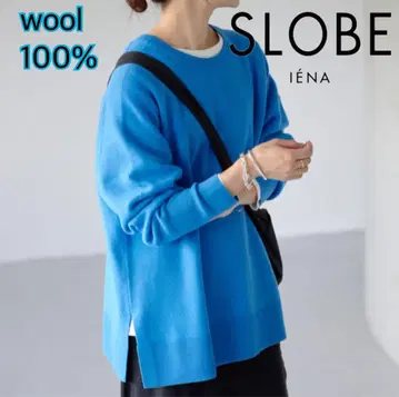 SLOBE IENA 워셔블 울 스무스 풀오버 니트 울