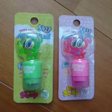 엔젤 블루 ANGEL BLUE 스탬프 나카무라 군 하나짱 2종 세트