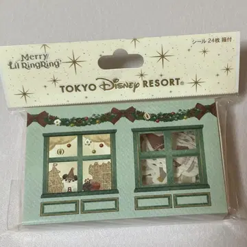 디즈니 리조트 크리스마스 리루린린 씰
