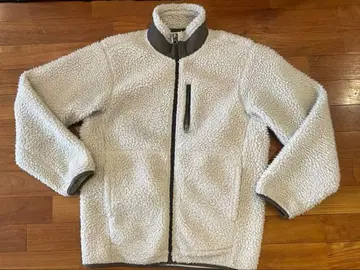 플리스 자켓 S 사이즈 (남성용 S) 화이트