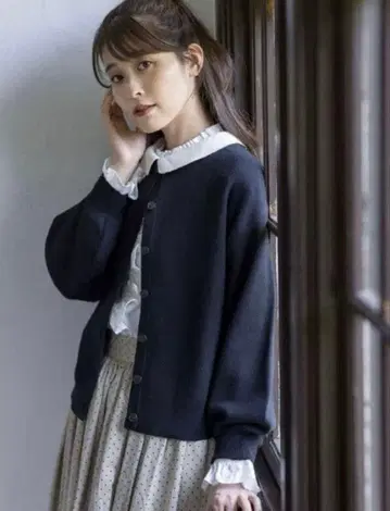 [ 유베시 x 사만사 모스2 ] 멀티 WAY 니트 블랙