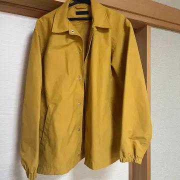 머스타드 컬러 나일론 자켓 S