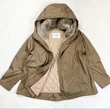 SLOBE IENA L 상당 브라운 계열 마운틴 파카 후드 부착 멋짐