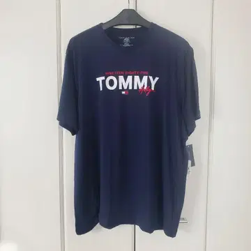 [ 미사용 새상품 ] TOMMY HILFIGER 네이비 T셔츠 XXL