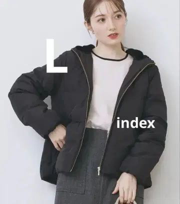 index KAWADA 다운 페플럼 숏코트