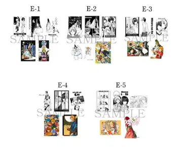 히카루의 바둑 히카루의 바둑 원화전 복권 E상 브로마이드 컴프 세트 4