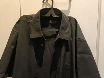 CK 블랙 숏 슬리브 셔츠