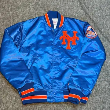 뉴욕 메츠 STARTER 새틴 바시티 자켓