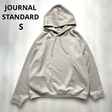 JOURNAL STANDARD 베이지 후드티 S 일본제 심플 무지