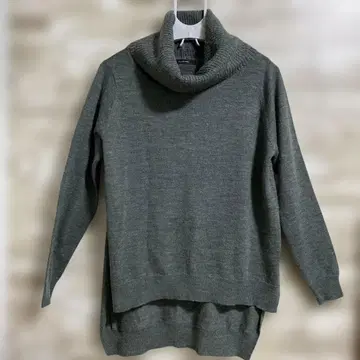 인터플래닛 오프 터틀넥 니트 002 그레이 OW-77