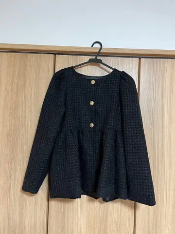 Lunier 노카라 자켓 블랙