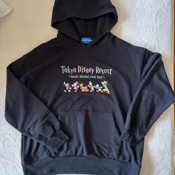 도쿄 디즈니 리조트 후드티 M 사이즈 블랙