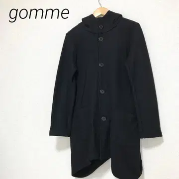 gomme 밴딩 디자인 코트 울 코트