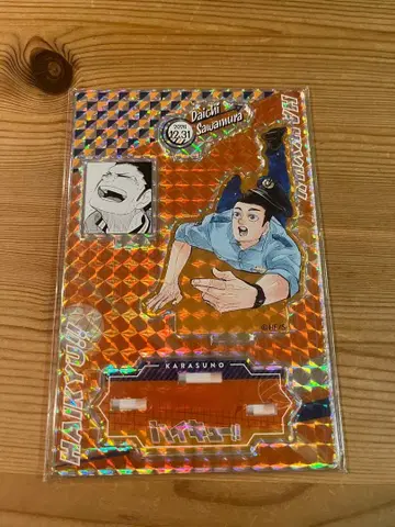 익명 배송 하이큐 생일 명장면 디오라마 피규어 캔뱃지 사와무라 다이치