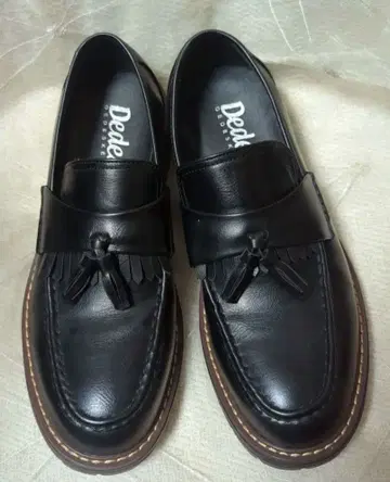 Dedes 프린지 태슬 로퍼 인조 가죽 41 BK