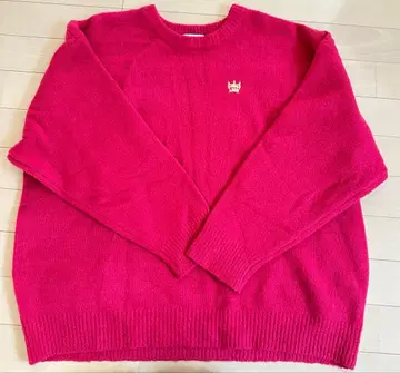 RODEO CROWNS 긴팔 니트 스웨터 핑크 F 사이즈