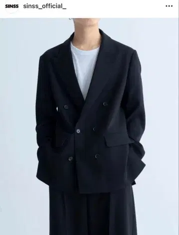 SINSS 더블 테일러드 자켓 [ L ]