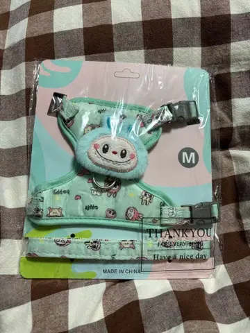 캐릭터 패턴 하네스 M 사이즈