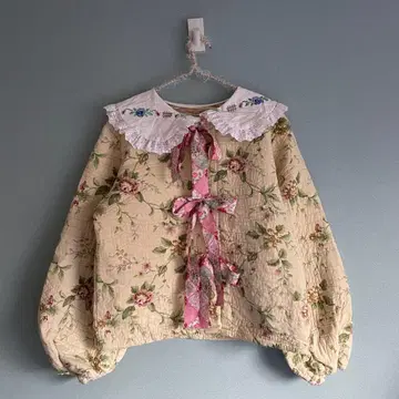 [ Remake ] Rosy Picnic Quilt Jacket