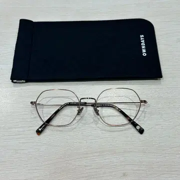 OWNDAYS MM1013 C3 브라운 무도수 안경 케이스 포함