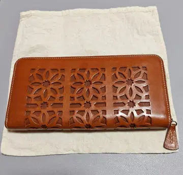 겐텐 컷워크 가죽 장지갑