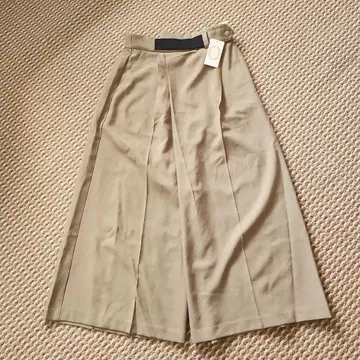 크롭 팬츠, 브라운, 프리 사이즈