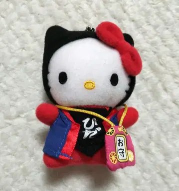 기후 한정판 헬로키티 부적 사루보보 코스프레 마스코트 볼체인 포함
