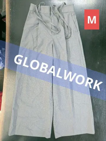 GLOBALWORK 와이드 팬츠 그레이