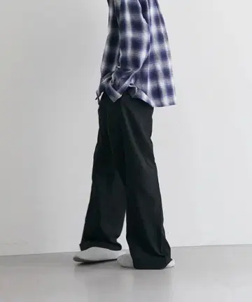 KAIKO Wide slacks 'BLACK'