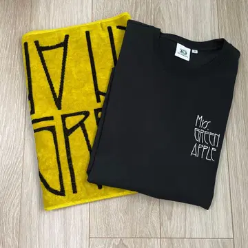 M size 미세스 그린애플 바벨 티셔츠 & 타월 세트