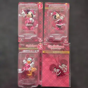 Happy 복권 2024 디즈니 크리스마스 오너먼트 복권 4개 세트