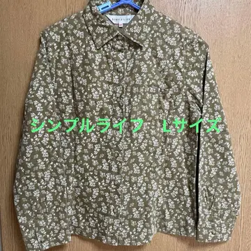 심플 라이프 여성용 코듀로이 셔츠 L 사이즈