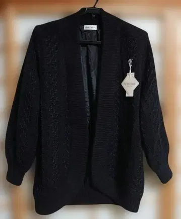 블랙 모헤어 자켓