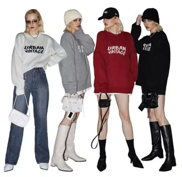 ACLENT 루즈 터틀 자카드 니트