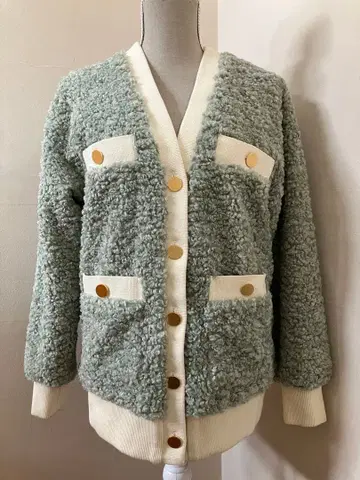 diagram 민트 그린 가디건