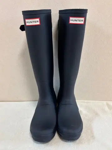 새상품급 HUNTER 네이비 컬러 장화