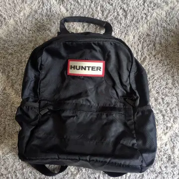 HUNTER 블랙 백팩
