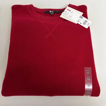 미사용 UNIQLO : C 유니클로 스무스 코튼 크루넥 스웨터 M