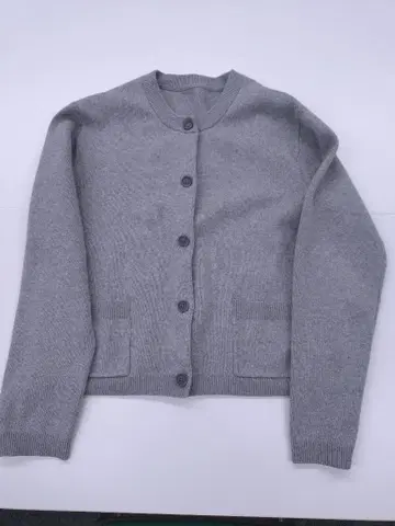 무인양품 그레이 버튼 달린 가디건
