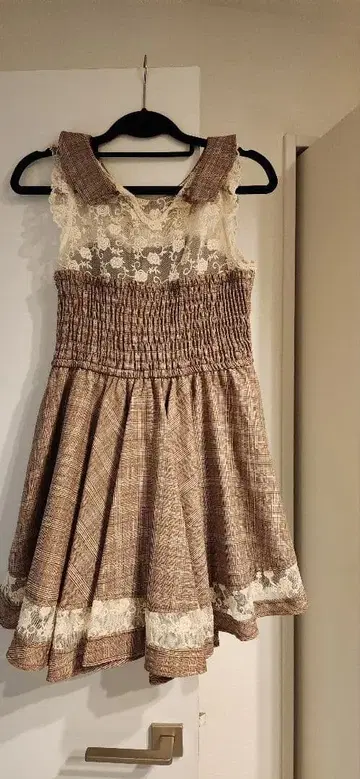 LIZ LISA 슬리브리스 원피스 브라운 계열