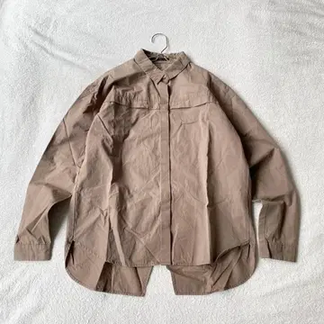 [밴야드 스톰] 블라우스 버튼 셔츠 히요쿠 버튼 백 슬릿 있음 F