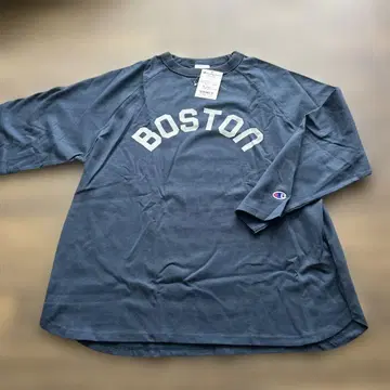 Champion 챔피온 PLAZA 7부 기장 T셔츠 네이비 프리