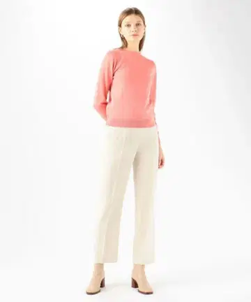 더블 실켓 코튼 백 버튼 풀오버