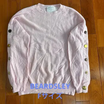 BEARDSLEY 비어즐리 모 100% 니트 옅은 핑크