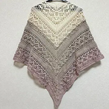 삼각형 숄 담요 그라데이션 원더 코튼 ( 빅 사이즈 )