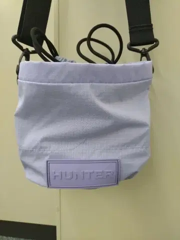 HUNTER 블루 숄더백
